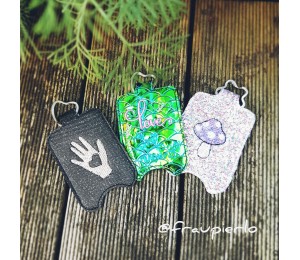 Stickserie ITH - Handgel Tasche Vol. 2 mit 22 Motiven in 5 Varianten plus blanko